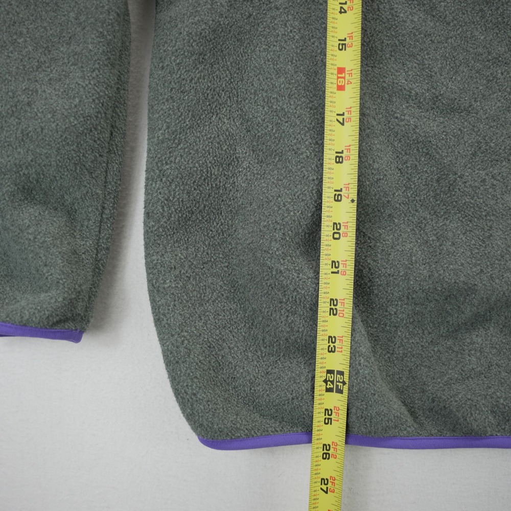 Patagonia‎ Synchilla Snap-T Fleece Pullover Womens XS Gray Purple Trim 25485 - Picture 4 of 9